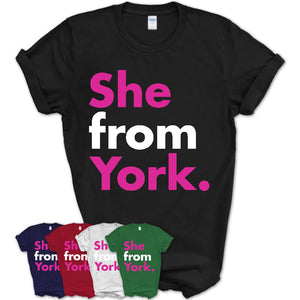 She From York Shirt Pennsylvania State Birthday Gift For Her