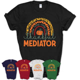 Thankful Mediator Shirt, Pumpkin Rainbow Sweater for Fall Lovers, Thanksgiving Gift for Mediator Women
