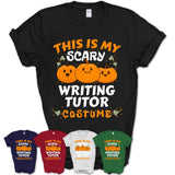 This Is My Scary Writing Tutor Costume, Halloween Pumpkin Shirt, Funny Coworker Gift