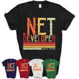 Vintage .Net Developer Limited Edition Job Shirt, Coworker Birthday Gift Idea