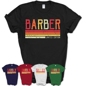 Vintage Barber Limited Edition Job Shirt, Coworker Birthday Gift Idea