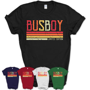 Vintage Busboy Limited Edition Job Shirt, Coworker Birthday Gift Idea