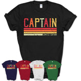 Vintage Captain Limited Edition Job Shirt, Coworker Birthday Gift Idea