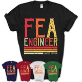 Vintage Fea Engineer Limited Edition Job Shirt, Coworker Birthday Gift Idea