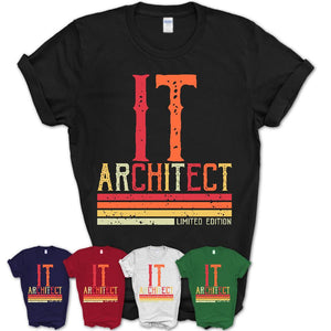 Vintage It Architect Limited Edition Job Shirt, Coworker Birthday Gift Idea