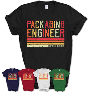 Vintage Packaging Engineer Limited Edition Job Shirt, Coworker Birthday Gift Idea