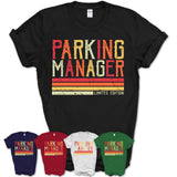 Vintage Parking Manager Limited Edition Job Shirt, Coworker Birthday Gift Idea