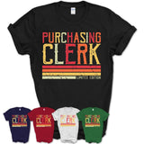 Vintage Purchasing Clerk Limited Edition Job Shirt, Coworker Birthday Gift Idea