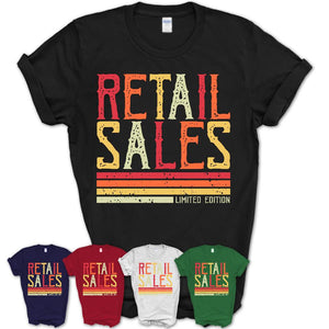 Vintage Retail Sales Limited Edition Job Shirt, Coworker Birthday Gift Idea