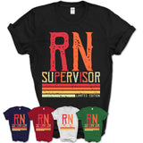 Vintage Rn Supervisor Limited Edition Job Shirt, Coworker Birthday Gift Idea