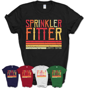 Vintage Sprinkler Fitter Limited Edition Job Shirt, Coworker Birthday Gift Idea