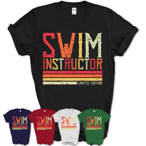 Vintage Swim Instructor Limited Edition Job Shirt, Coworker Birthday Gift Idea