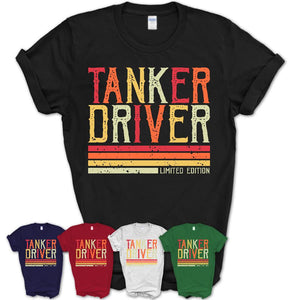 Vintage Tanker Driver Limited Edition Job Shirt, Coworker Birthday Gift Idea