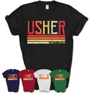 Vintage Usher Limited Edition Job Shirt, Coworker Birthday Gift Idea