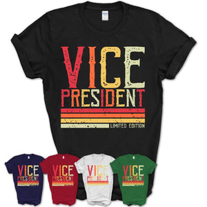 Vintage Vice President Limited Edition Job Shirt, Coworker Birthday Gift Idea