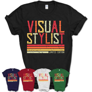 Vintage Visual Stylist Limited Edition Job Shirt, Coworker Birthday Gift Idea