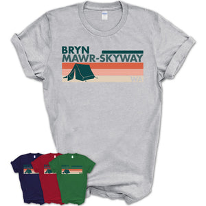 Washington Bryn Mawr-Skyway Camping Shirt for Family Teammates Vintage Retro Colors