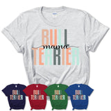 Bull Terrier Mama Shirt, Mom Of Bull Terrier Shirt, Dog Mom Gifts