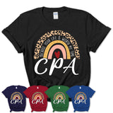 CPA Because Your Life Worth My Time Rainbow T-Shirt