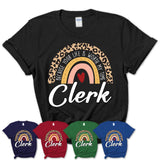 Clerk Because Your Life Worth My Time Rainbow T-Shirt