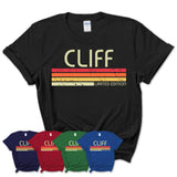 Cliff Gift Custom Name Retro Vintage Birthday T-Shirt