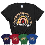 Concierge Because Your Life Worth My Time Rainbow T-Shirt