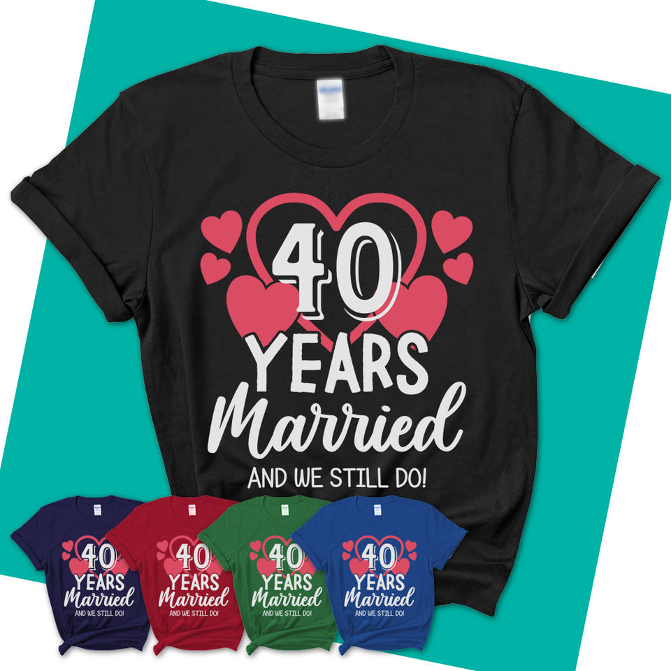 Modern & Traditional 40th Wedding Anniversary Gifts for Women & Men