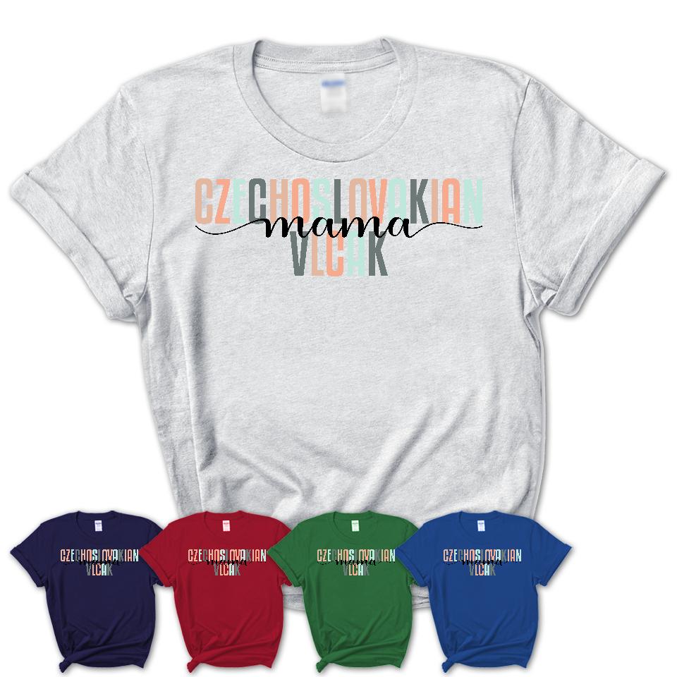 Czechoslovakian Vlcak Mama Shirt, Mom Of Czechoslovakian Vlcak Shirt, Dog Mom Gifts