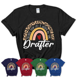 Drafter Because Your Life Worth My Time Rainbow T-Shirt