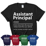 Funny Assistant Principal Definition Shirt, New Job Gift for Assistant Principal, Coworker Gift Idea