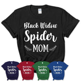 Funny Black Widow Spider Tshirt, Gift for Black Widow Spider Lovers, Black Widow Spider Mom Shirt, Animal Shirt