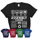 Funny Coworker Gift Idea Sarcasm Assembly Cleaner Uniform TShirt, Profession Shirt, Office Gift