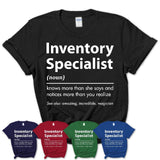Funny Inventory Specialist Definition Shirt, New Job Gift for Inventory Specialist, Coworker Gift Idea