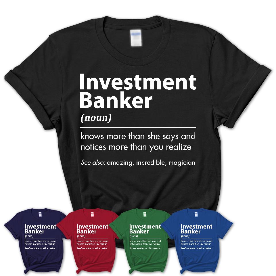 Vintage Private Banker Definition Shirt, Funny Coworker Gift Idea for –  Shedarts