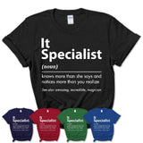 Funny It Specialist Definition Shirt, New Job Gift for It Specialist, Coworker Gift Idea