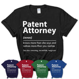Funny Patent Attorney Definition Shirt, New Job Gift for Patent Attorney, Coworker Gift Idea