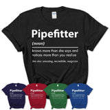 Funny Pipefitter Definition Shirt, New Job Gift for Pipefitter, Coworker Gift Idea