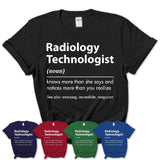 Funny Radiology Technologist Definition Shirt, New Job Gift for Radiology Technologist, Coworker Gift Idea