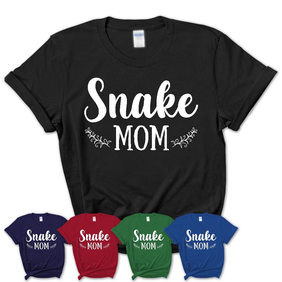 Funny Snake Tshirt, Gift for Snake Lovers, Snake Mom Shirt, Animal Shirt