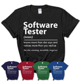 Funny Software Tester Definition Shirt, New Job Gift for Software Tester, Coworker Gift Idea