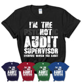 I'm The Psychotic Audit Supervisor Everyone Warned You About Funny Coworker Tshirt