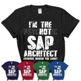 I'm The Psychotic Sap Architect Everyone Warned You About Funny Coworker Tshirt