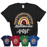 Multimedia Artist Because Your Life Worth My Time Rainbow T-Shirt