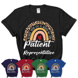 Patient Representative Because Your Life Worth My Time Rainbow T-Shirt