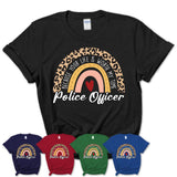 Police Officer Because Your Life Worth My Time Rainbow T-Shirt