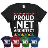 Proud .Net Architect Africa Pride Black History Month T-Shirt