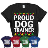 Proud Dog Trainer Africa Pride Black History Month T-Shirt
