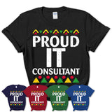 Proud It Consultant Africa Pride Black History Month T-Shirt