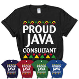 Proud Java Consultant Africa Pride Black History Month T-Shirt