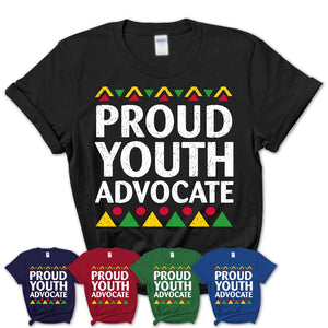 Proud Youth Advocate Africa Pride Black History Month T-Shirt